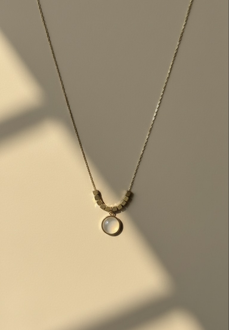 Pearl Halo Pendant Necklace